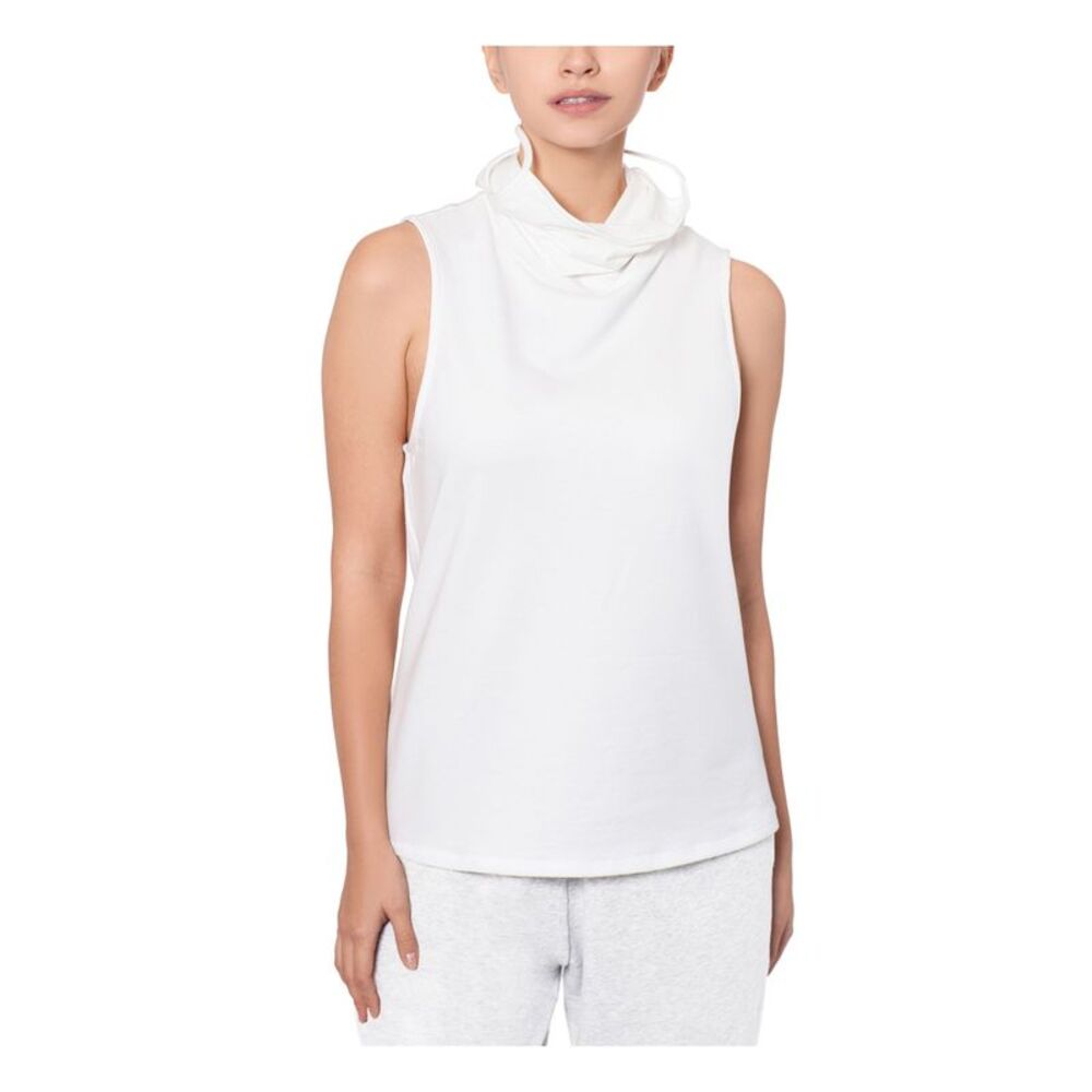 BAM BY BETSY & ADAM Womens White Cotton Blend Sleeveless Tank Top XL